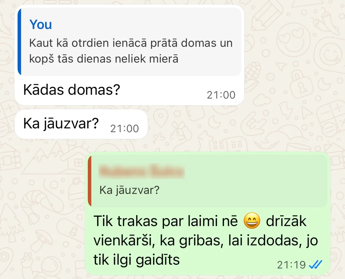 Uztraukums pirms sacensībām